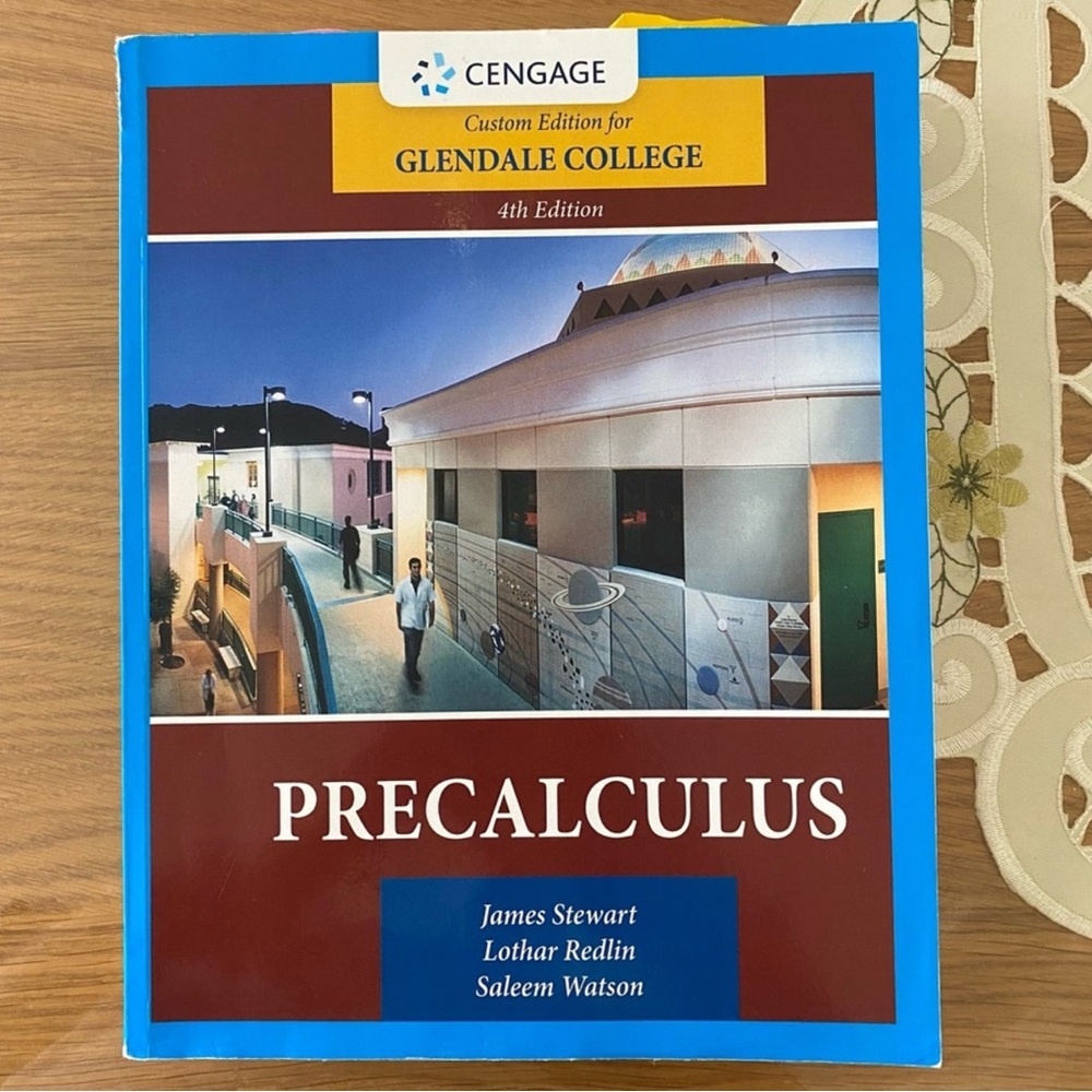 Precalculus textbook
